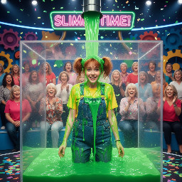 Young beverly from 1990 it, hair in puffy pigtails