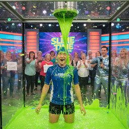 Young female swim practice team