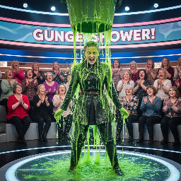 Aria Stark from Game of Thrones. Medium shot.