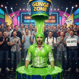 Dunk tank in a shirt