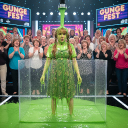 Young beverly from 1990 it, light-brown straight hair in long puffy pigtails